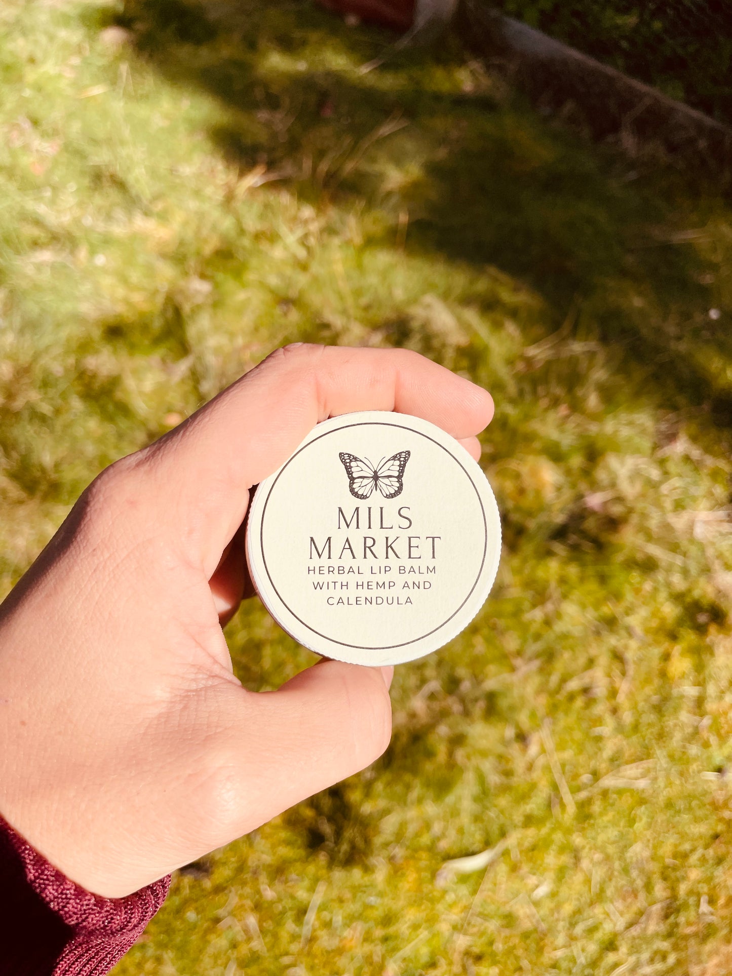 Herbal Lip Balm Hemp and Calendula