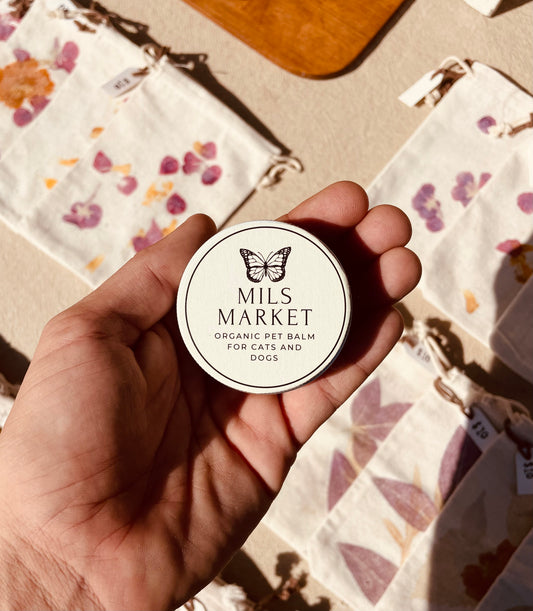 Organic Pet Balm - For Cats and Dogs - Skin Repair and Nourishment