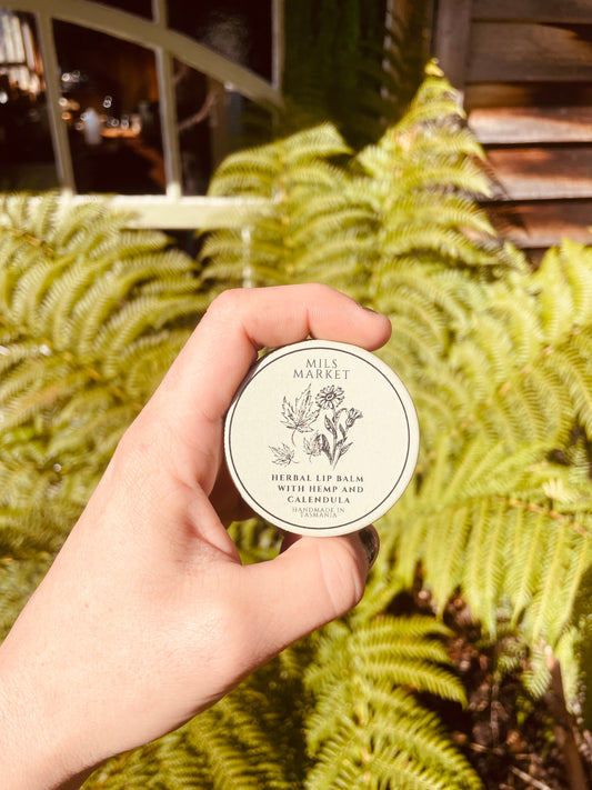 Herbal Lip Balm Hemp and Calendula