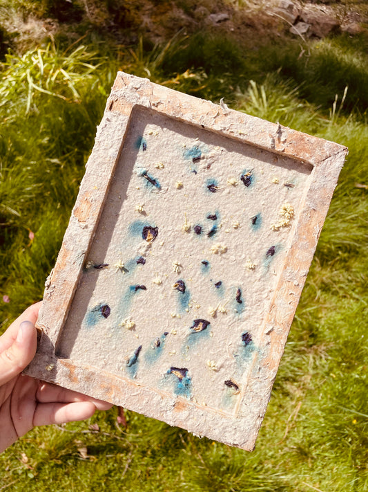 Handmade Paper using Recycled Materials
